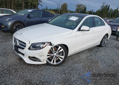 2015 Mercedes-Benz C 300 4Matic from USA, damaged, VIN 55SWF4KB6FU023449